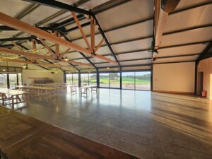 Wedding barn for woodland wedding venue East Lothian