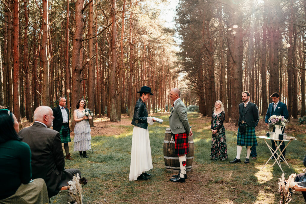 Woodland wedding